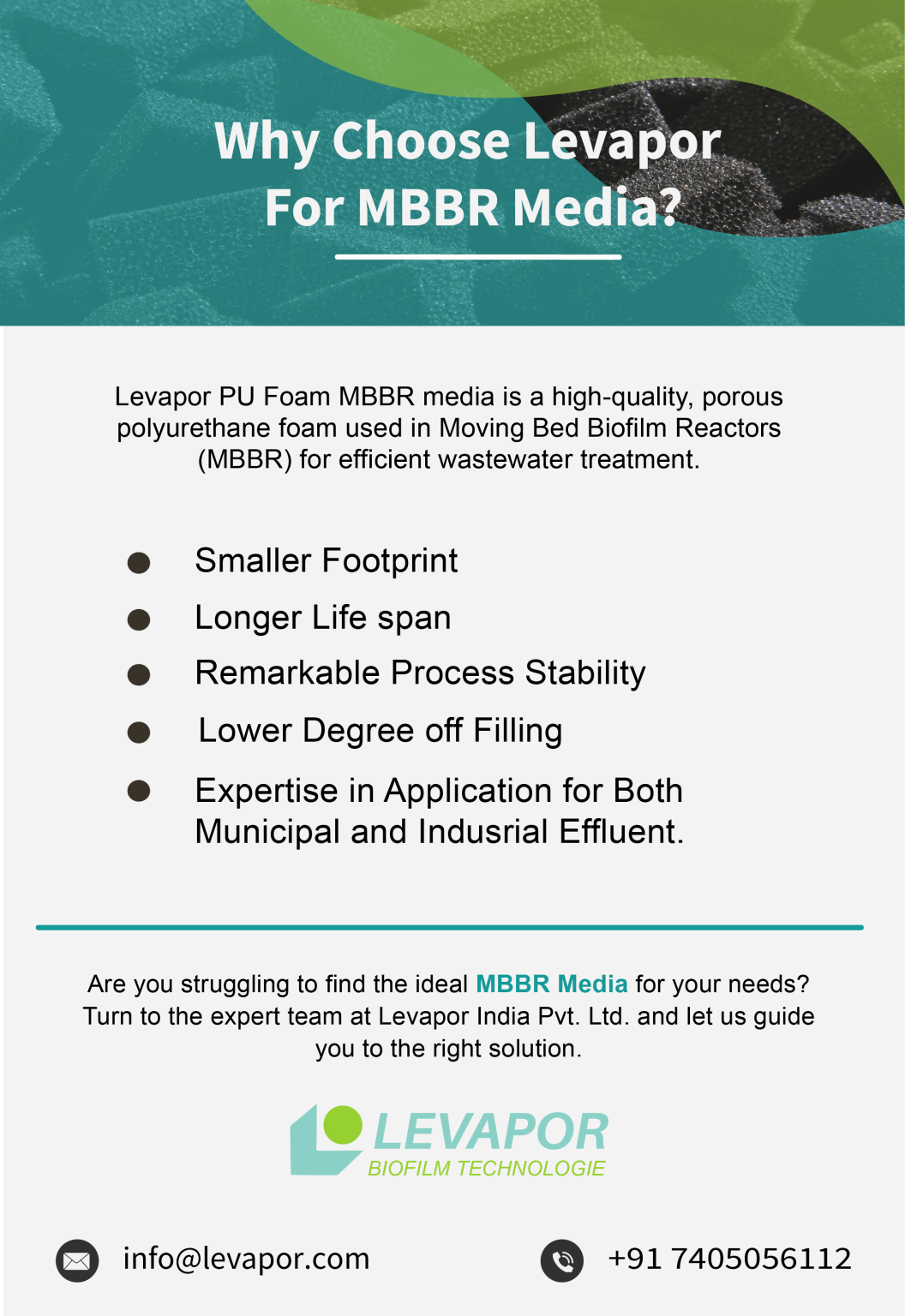 Factors to Consider When Selecting MBBR Media - Levapor